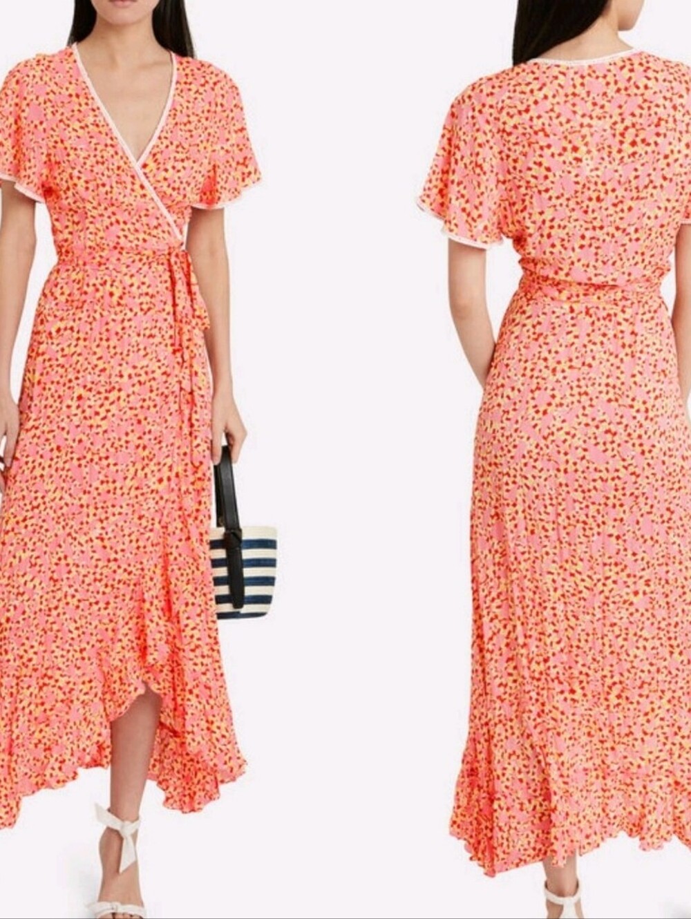 Popupette St Barth Floral Wrap Maxi Dress - Women